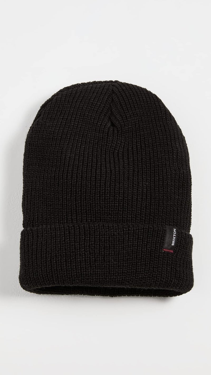 Brixton Unisex Heist Beanie Black â€“ with Rib-Knit Construction - Image 2